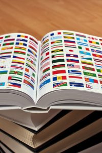 Encyclopedia pages showing world flags | Fickr Cc