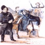 Liszt jouant 'Grand galop chromatique' source : Gallica-BnF