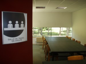 salle de travail en groupe